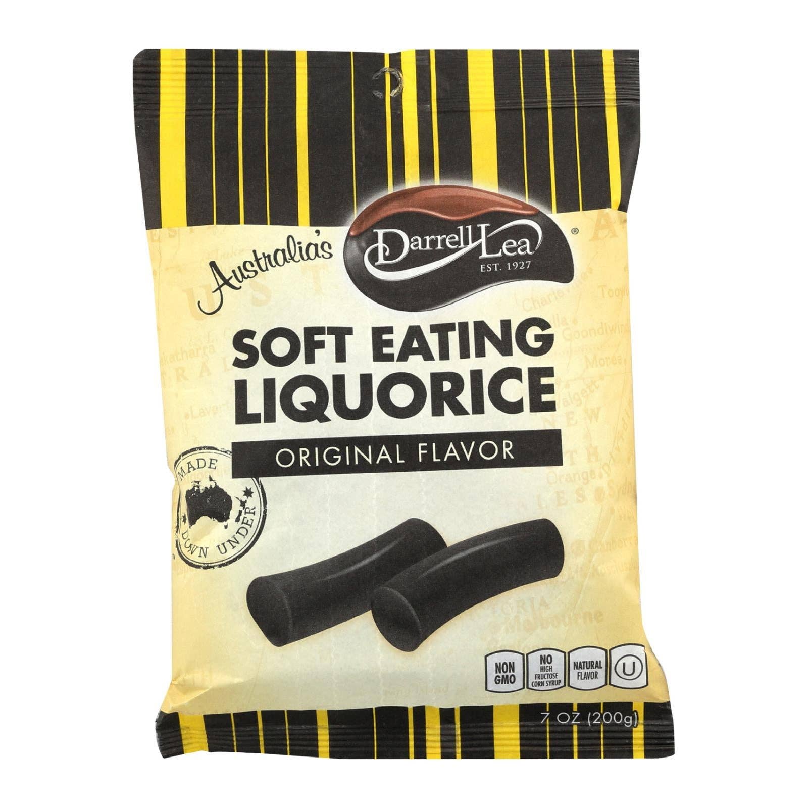 Everyday Supply Co - Wholesale Licorice - Darrell Soft Eating Liquorice - Original - Case of 8 - 7 oz.0