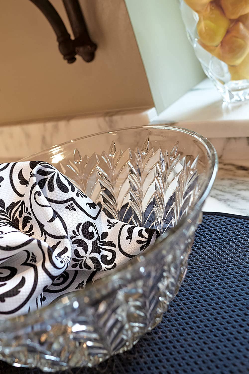 Fox Run Brands - Wholesale Dish Drying Mat/Rack - Envision Dish Drying Mat, Black, 16" x 18"2