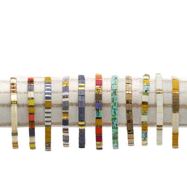 Mack & Rex – Pulseira de missangas por atacado – RETRO SUNSET - Pulseiras Tila Bead0