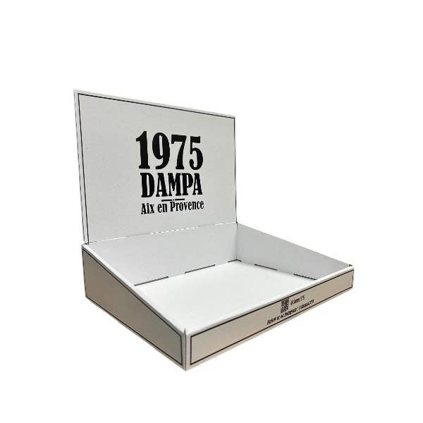 Dampa 1975 – Großhandel Einzelhändler*innen-Display – Beauty & Wellness – Kartondisplay für Verkaufstheke1