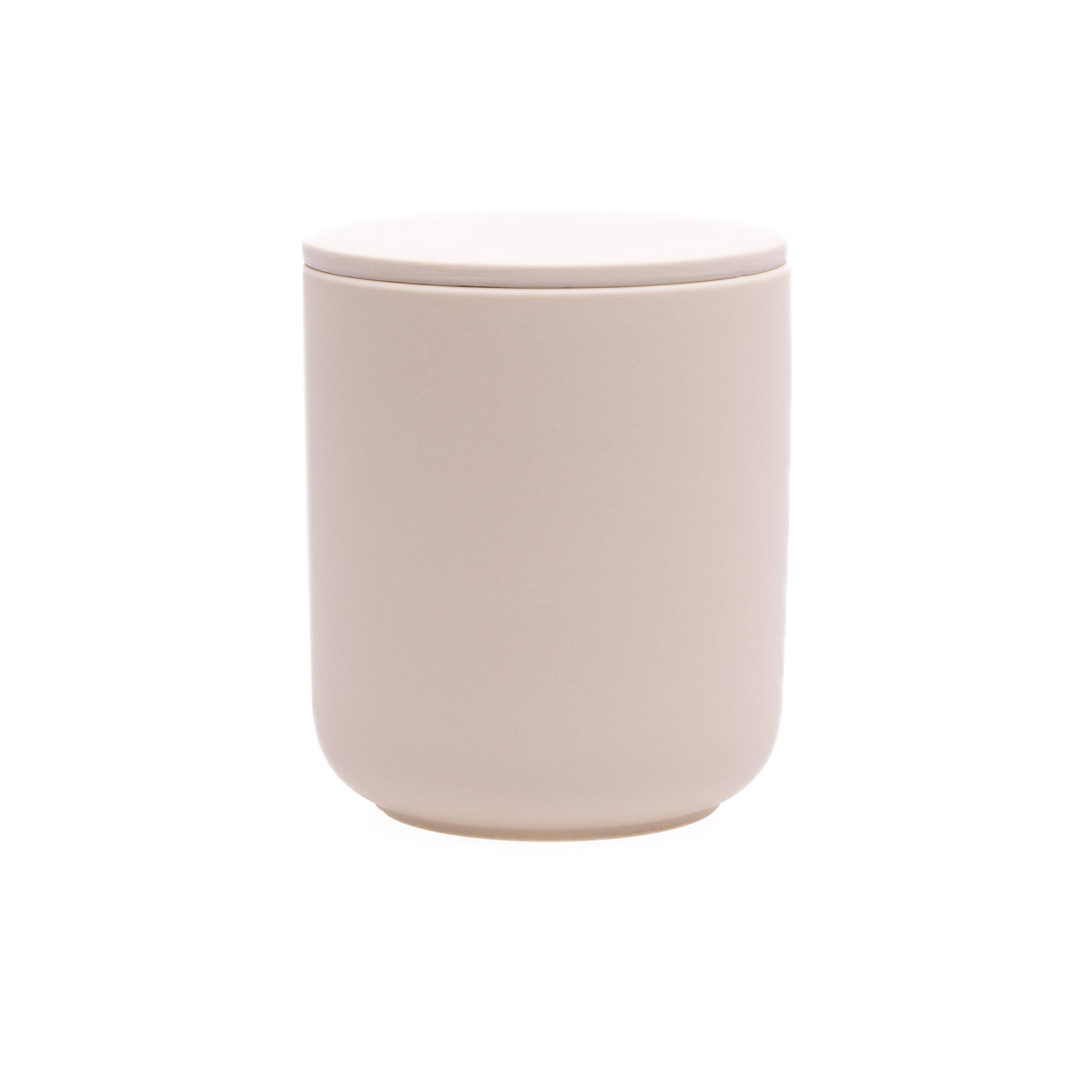 London Luxury Candle Supplies – wholesale Candle holder – Pastel Ceramic Candle Jar with lid 4