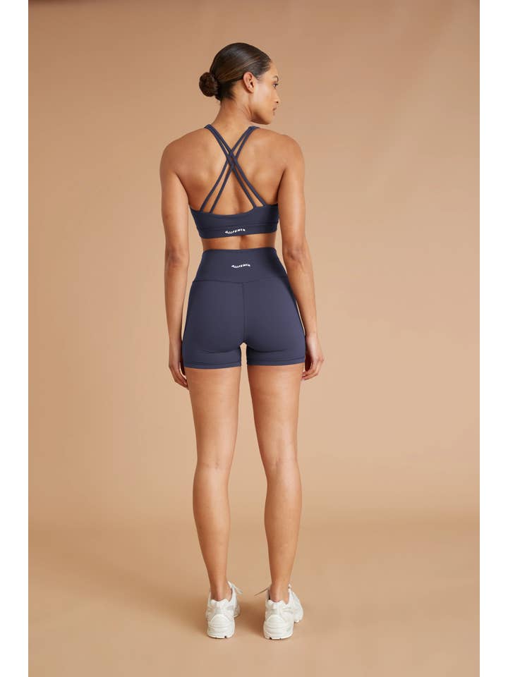 Navy Madison 4" Bike Short (Navy) for wholesale on Faire1