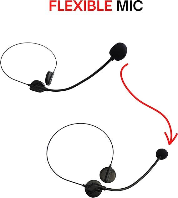 4E's Novelty - Wholesale Costume - Kids - 4E's Novelty Rockstar Costume Accessories Headset Prop - Headphone with Fake Mic for Kids, Men & Women, Perfect for Rockstar Costume for Kids Mic Prop6