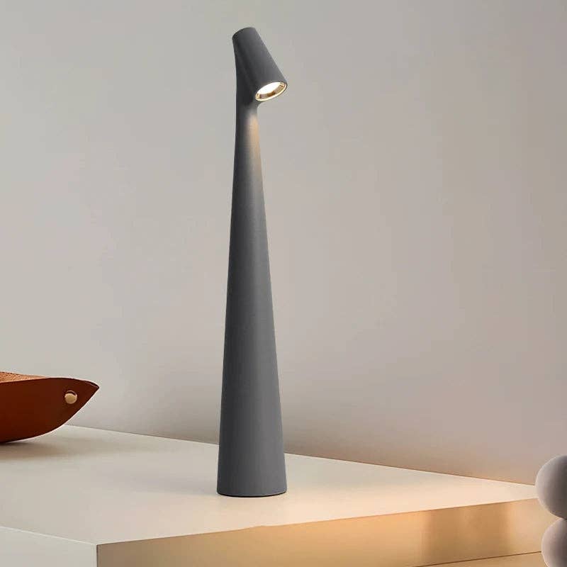 Kiyo Home - Vente Lampes d'appoint/de bureau - Lampe Cône Minimaliste | Lampe de Table LED Portable | Alimentée par USB15