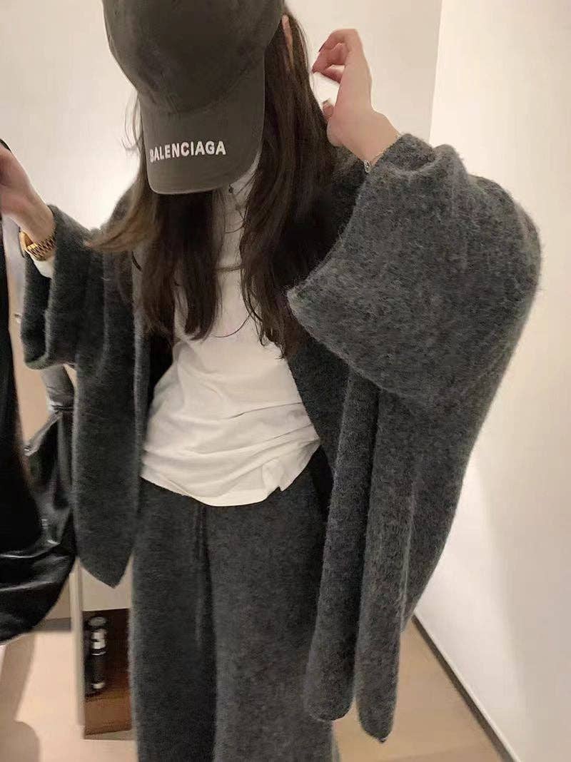 Marayn - Wholesale Lounge Set - Women's - 2025 Autumn Luxury Lounge Knit Set Chic Oversized Style21