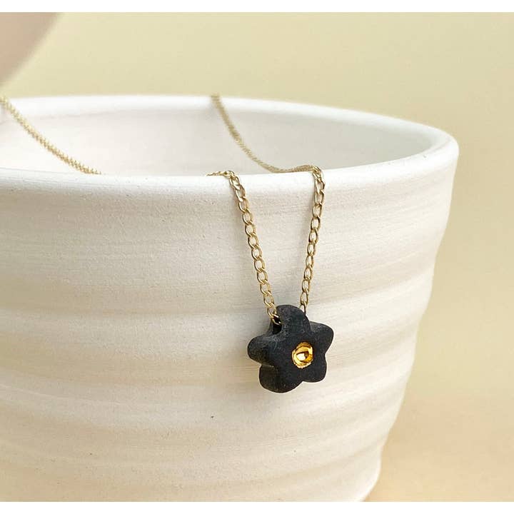 Barrow PDX - Wholesale Pendant/Charm Necklace - Mini Flower Necklace - Various Colors