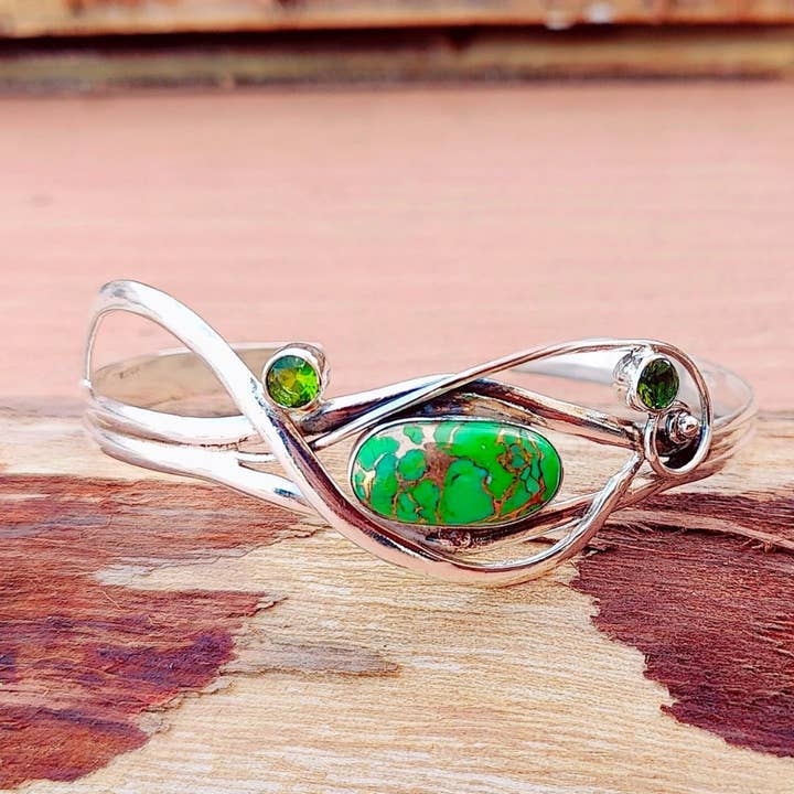 TÜRKISFARBENES WELLIGES ARMBAND (VERSTELLBAR) für den Großhandel von Ashlen