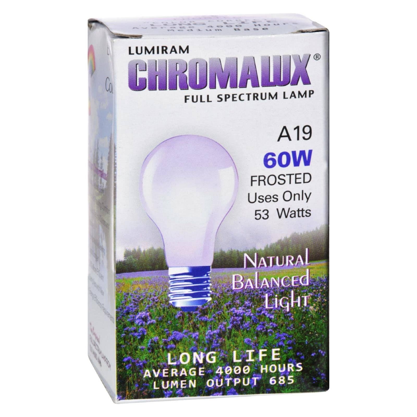 Everyday Supply Co - Wholesale Light Bulb/Puck - Chromalux Light Bulb Frosted-60w - 1 Bulb0