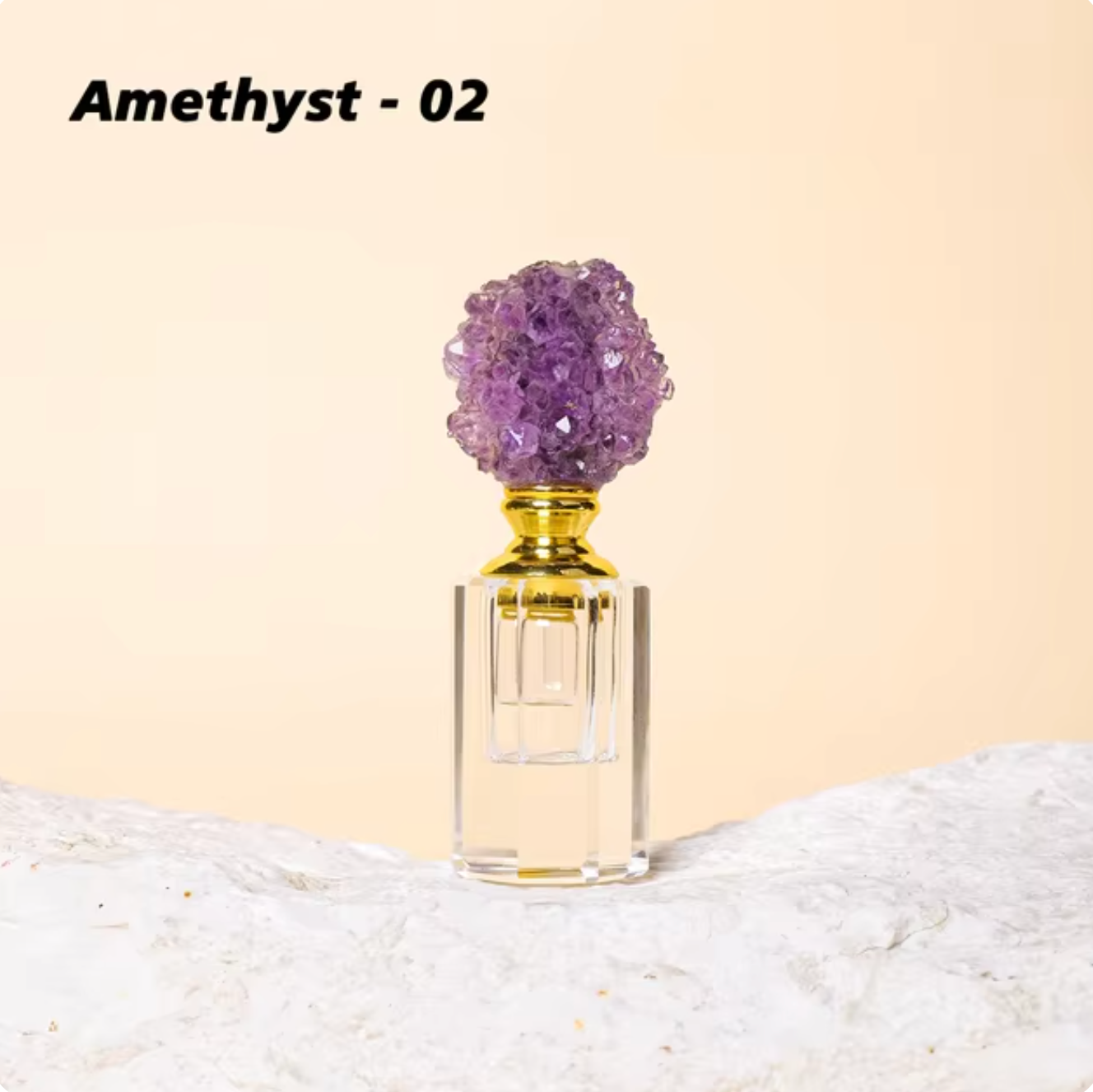 Crystolver (We Cover All Import Fees) – wholesale Sprayflaska – Crystal Gem Stone Flaska för Eterisk Olja2