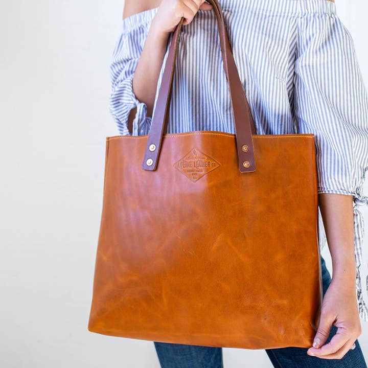 Lifetime Leather Co - Wholesale Tote Bag - Women's - Lifetime "Pebble" Tote4