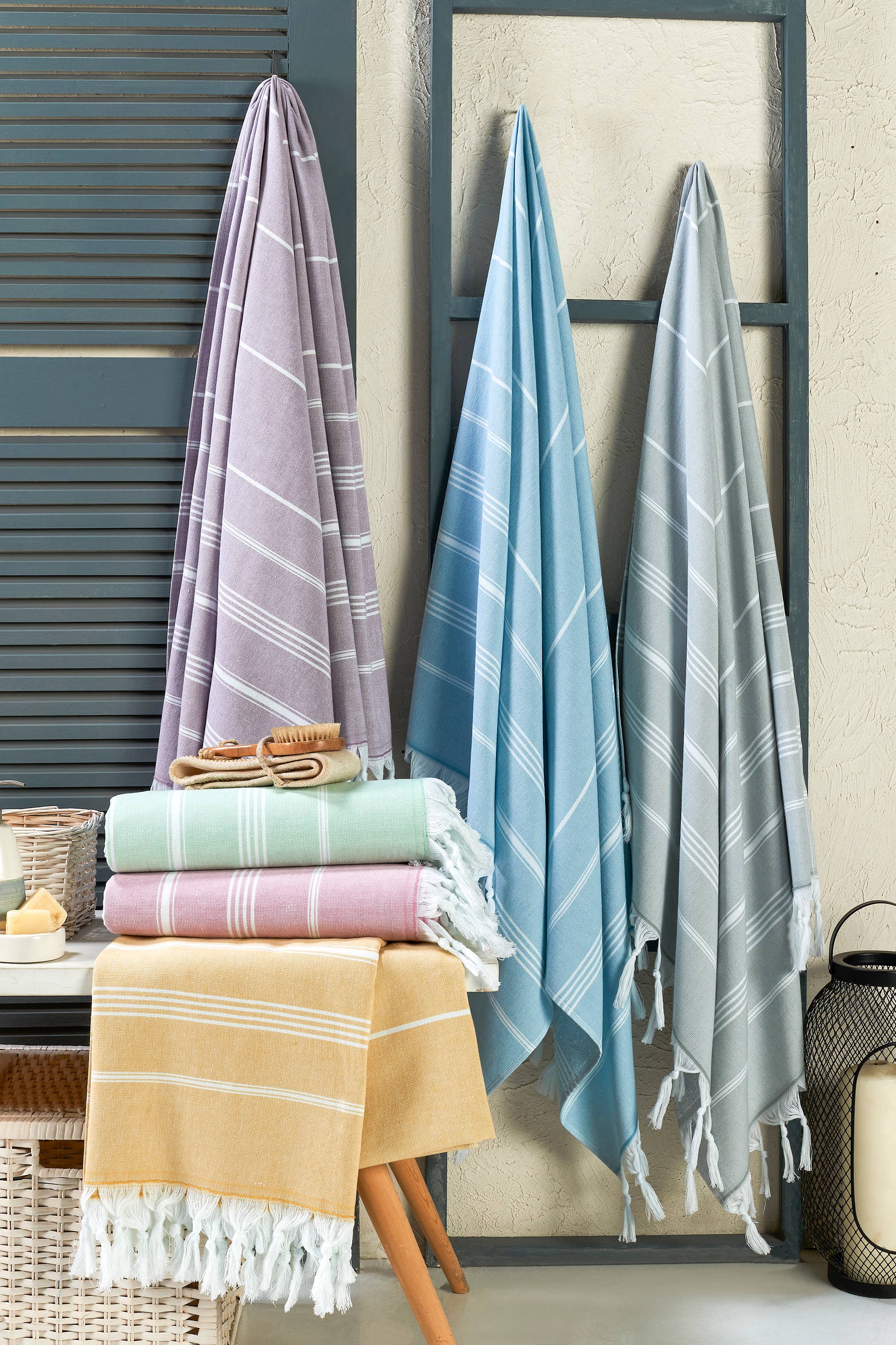Kikoya - Wholesale Beach Towel - Sultan Turkish Towels Terrybacking Oversize Quick-dry Stripe0