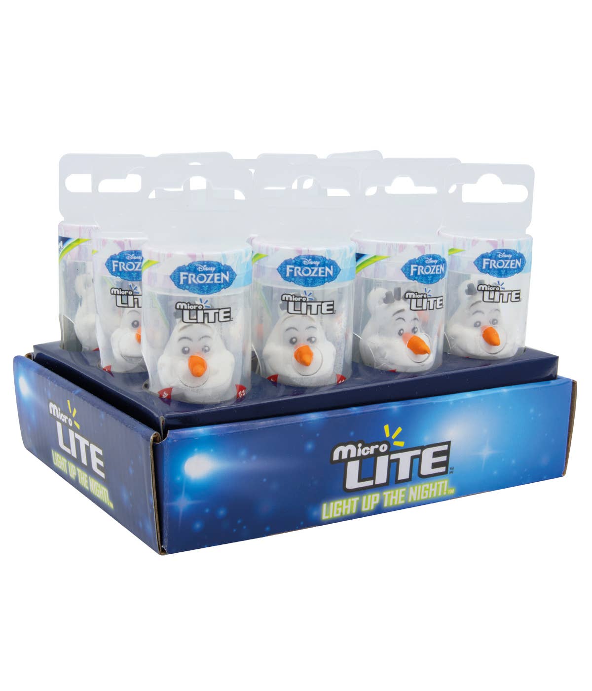 Joy Toy - Vendita all'ingrosso Giocattolo classico - Bambini - DISNEY FROZEN OLAF MICROLITE IN CONFEZIONE TRASPARENTE 3,4X31