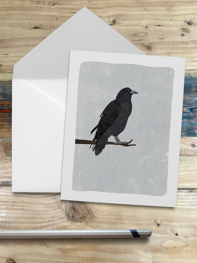 Wren and the Raven – wholesale Stationery/notecard set – Alaska Wildlife Series Notecards11