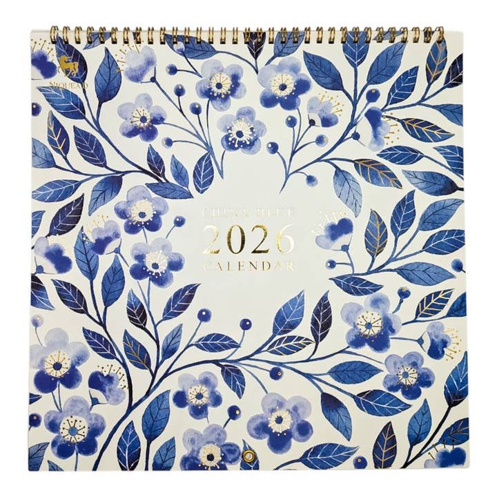 Calendario de Pared China Blue 2026 para venta al por mayor de NIQUEA.D