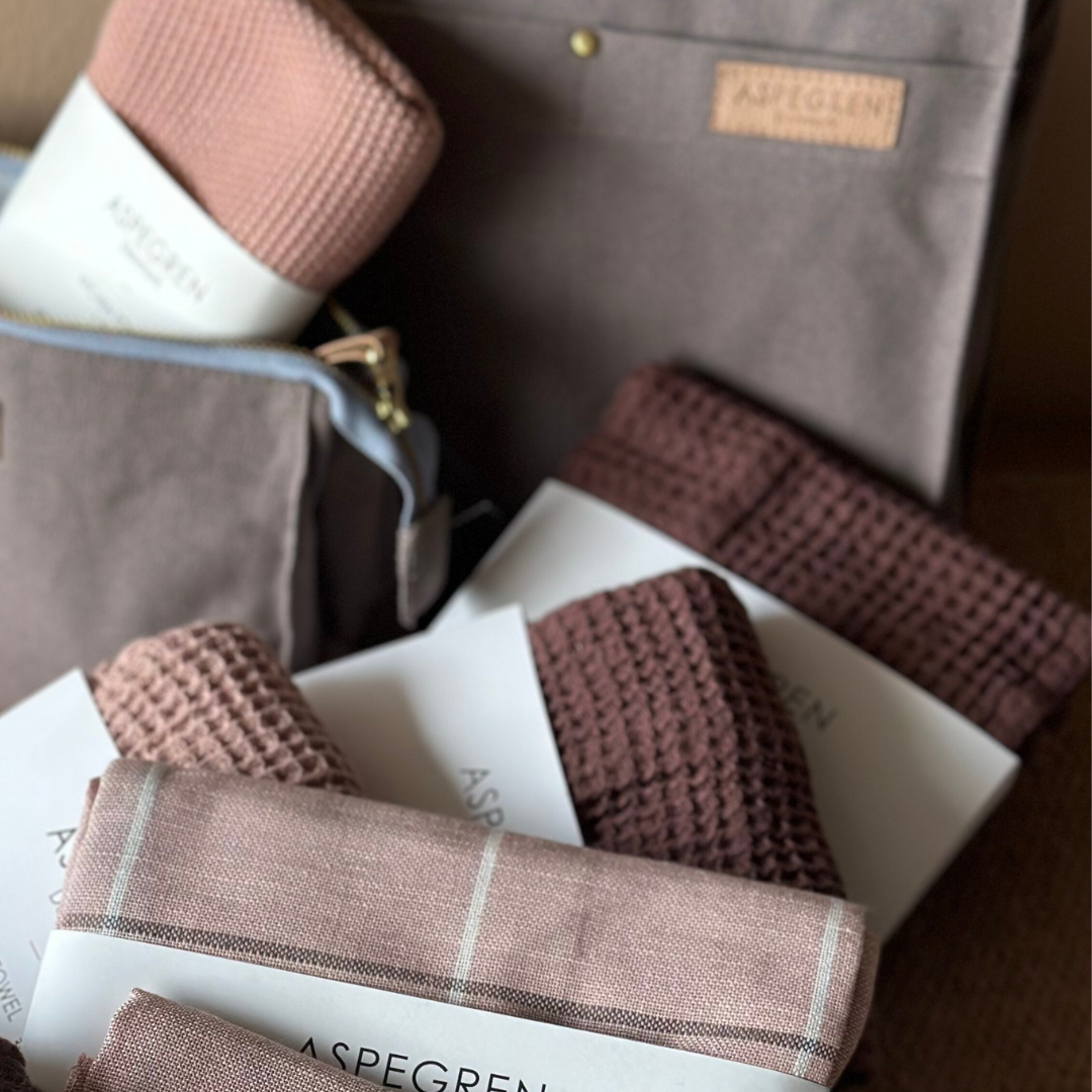 Aspegren Denmark - Vendita all'ingrosso Strofinacci - Strofinaccio - Quadrati - Latte2