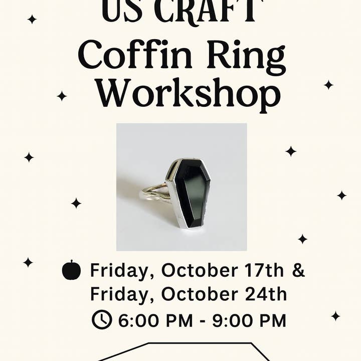 Till death do us craft- Coffin Ring Class for wholesale by Pure Life Jewelry