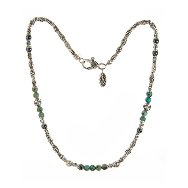 Silberne Halskette in Röhrchen, Elfenlilien, Drachenschuppen, Spiralen für den Großhandel von ElfCraft