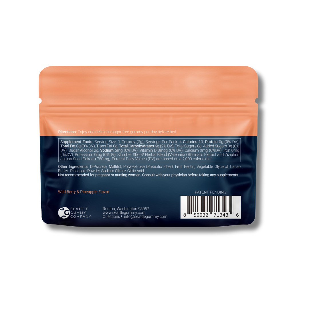 Seattle Gummy Company - Wholesale Oral Supplement/Vitamin - NEW Non Melatonin-Slumber Shots Sleep Aid | 12-Pack2