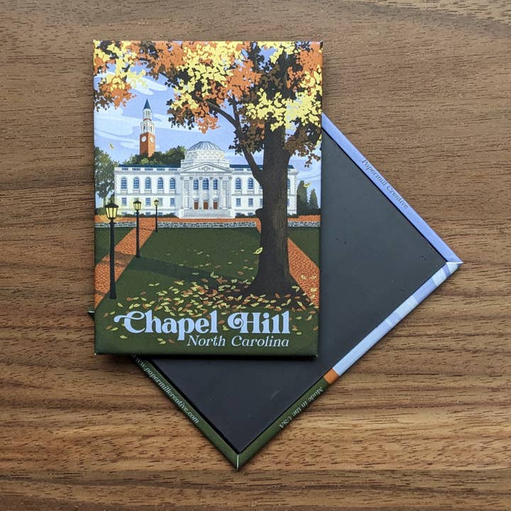 Papermill Creative - Wholesale Magnet - Chapel Hill North Carolina UNC Souvenir Magnet