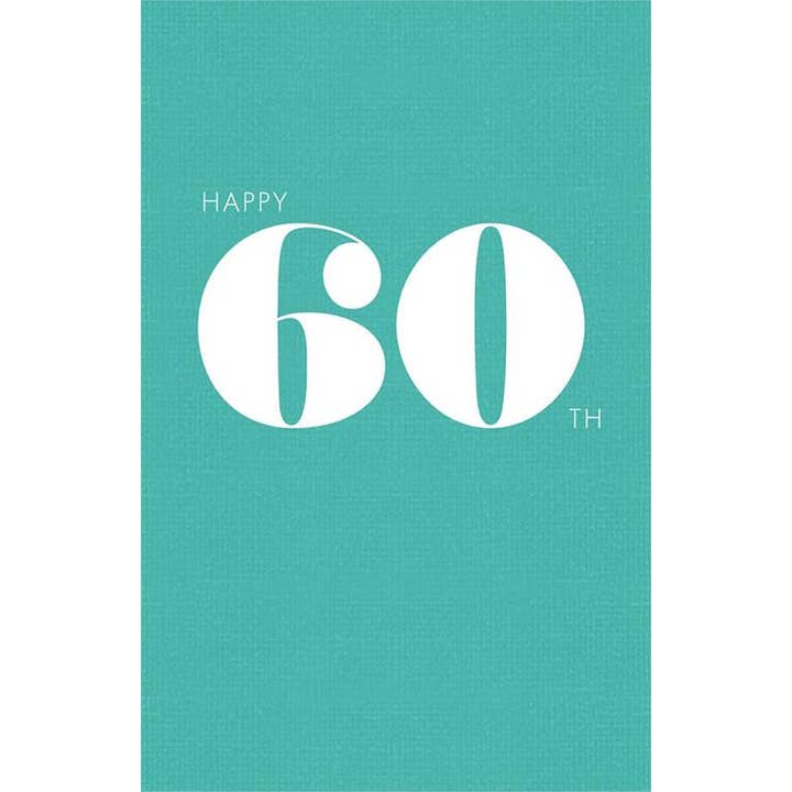 Found Image Press - Wholesale Sticker - Sticker HB-487 Happy 60th