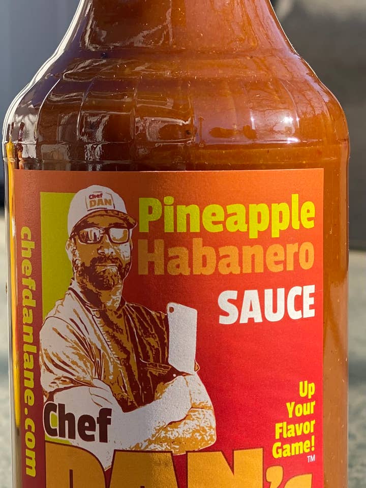 Pineapple Habanero for wholesale by Chef Dan’s Sauces Spices