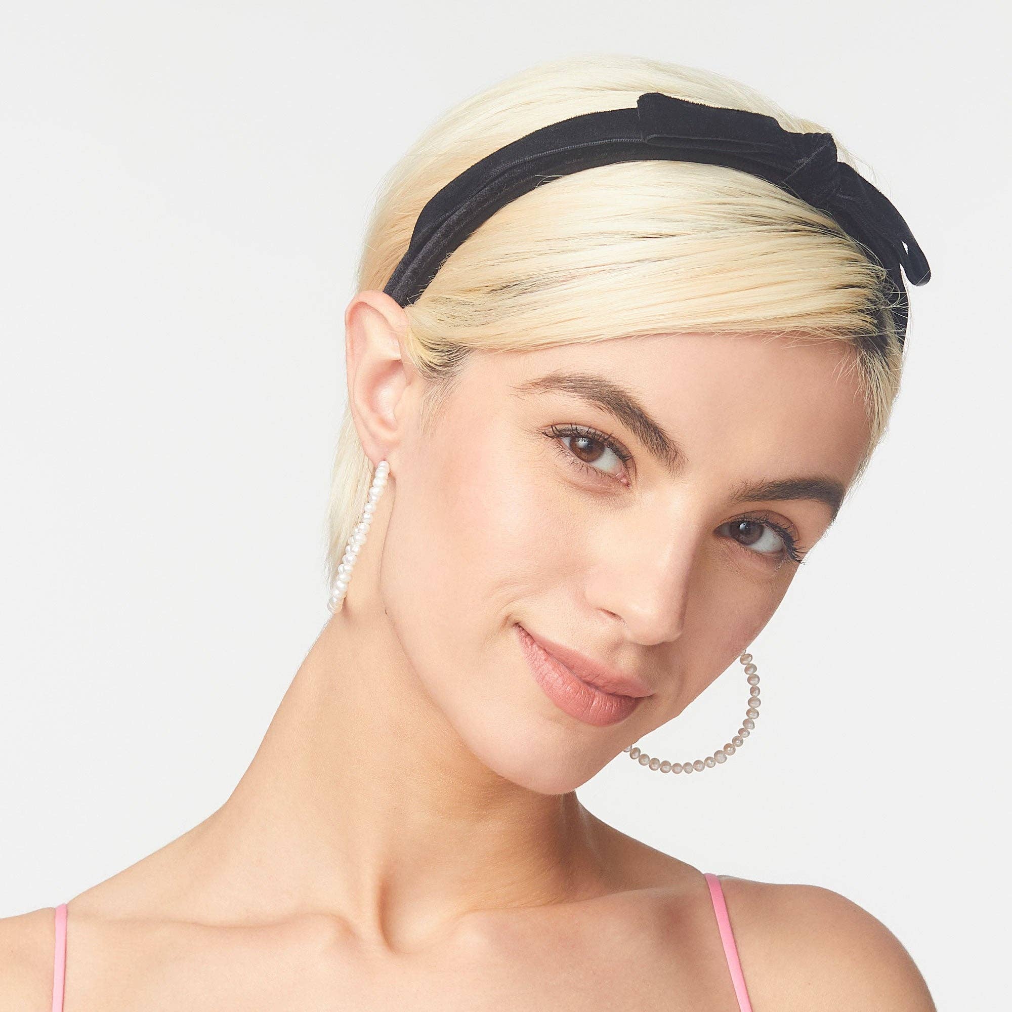 Lele Sadoughi - Wholesale Fashion Headband - Women's - Jet Bardot Ribbon Headband1