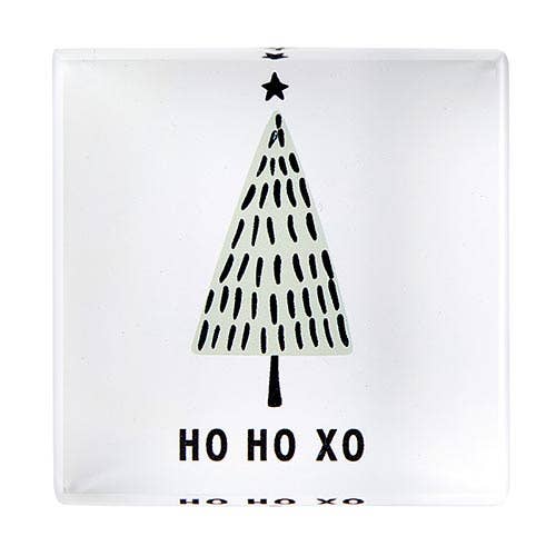 Lucite Block 2x2 - Ho Ho Xo for wholesale by Angle