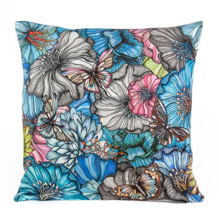 Nadja Wedin design - Venta al por mayor Funda de cojín - Funda de cojín 48x48 cm (20x20”) Flower Power4