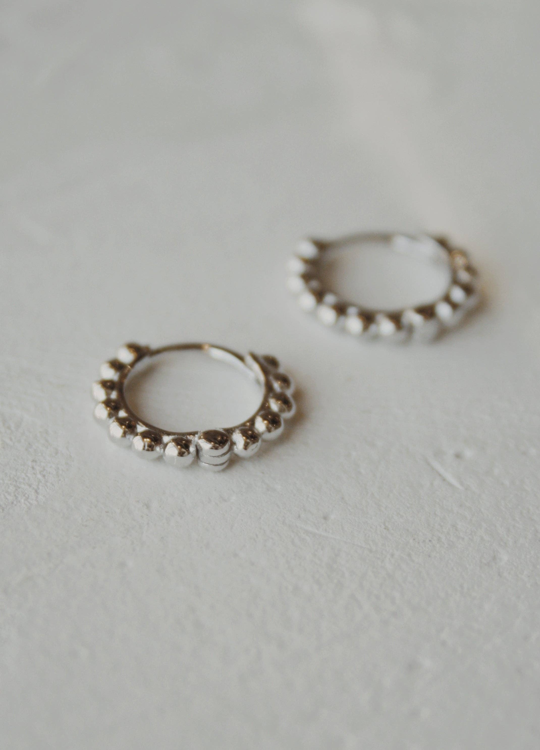 Olive Branch Jewelry & Co. - Wholesale Huggie Earrings - Sunny Bubble Huggie Hoop Earrings2