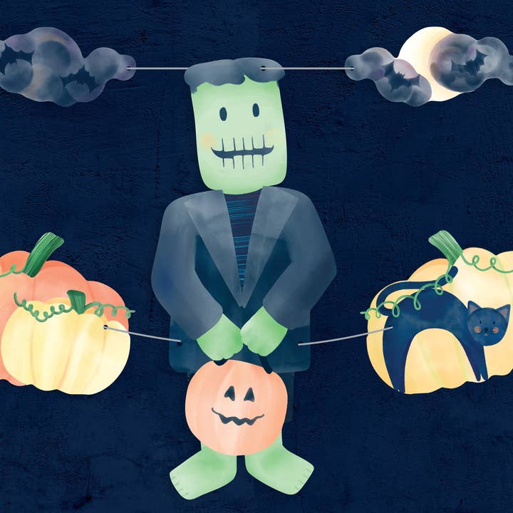 Halloween Garland für den Großhandel von Roo Paper