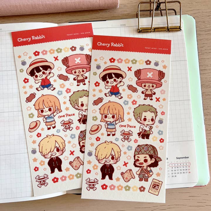 Foglio adesivo monopezzo per la vendita all'ingrosso da parte di Cherry Rabbit