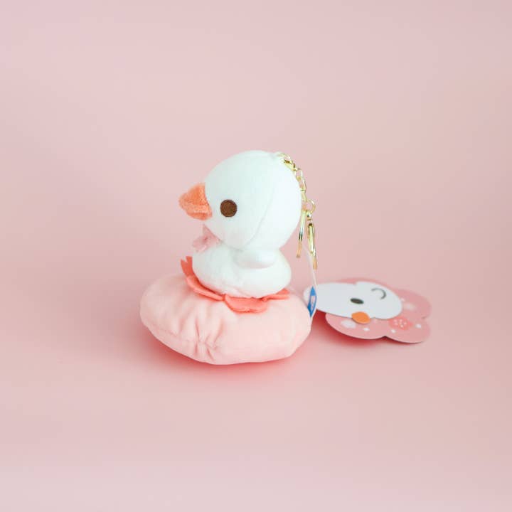 Thousand Skies - Wholesale Stuffed/Plush Toy - Kids & Baby - A Lost Duckling Cherry Blossom Keychain Plushie1