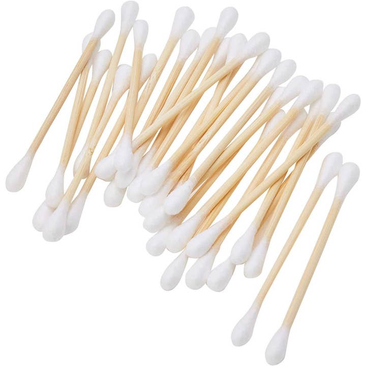 White Bamboo Cotton Buds - Eco friendly cotton swabs EcoSdlurp for wholesale on Faire11