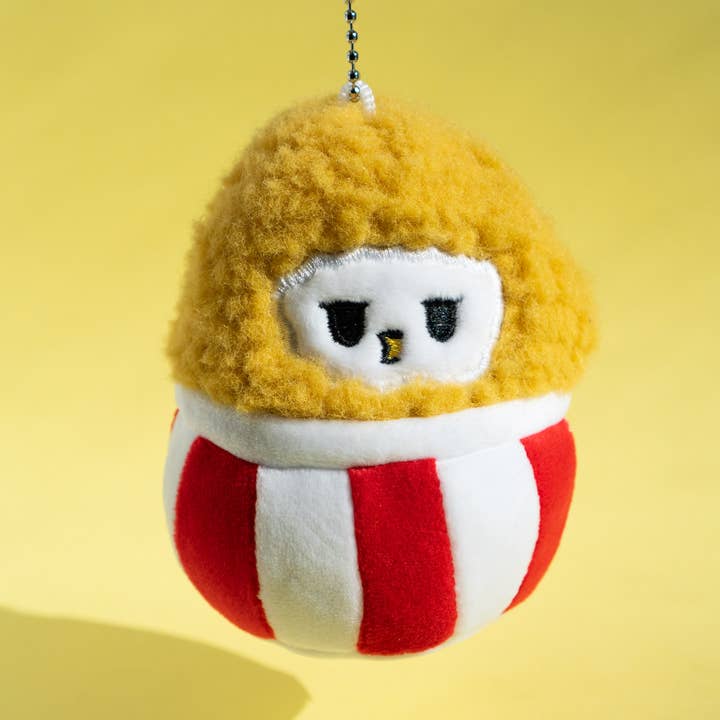 Grumpy Chicken Fried Chicken Keychain for wholesale by Robot Dance Battle