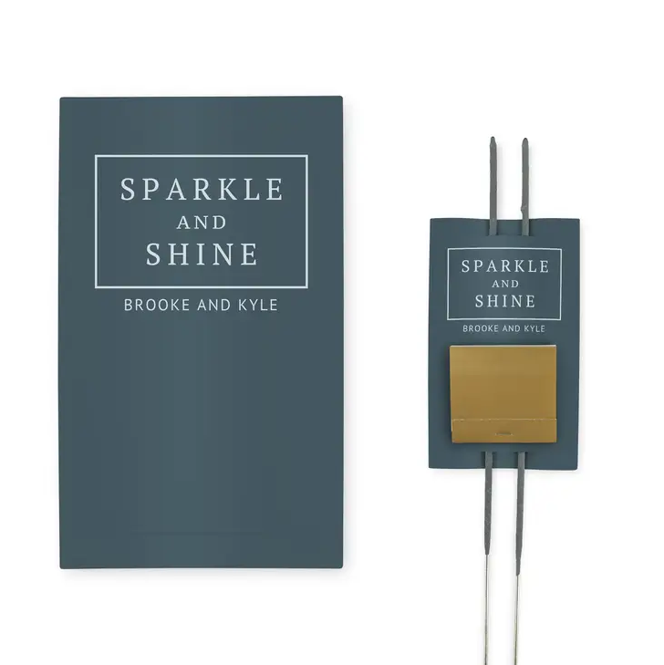 Weddingstar Inc. - Wholesale Gift Tag - Matchbook Sparkler Send-Off Tags - Sparkle and Shine1