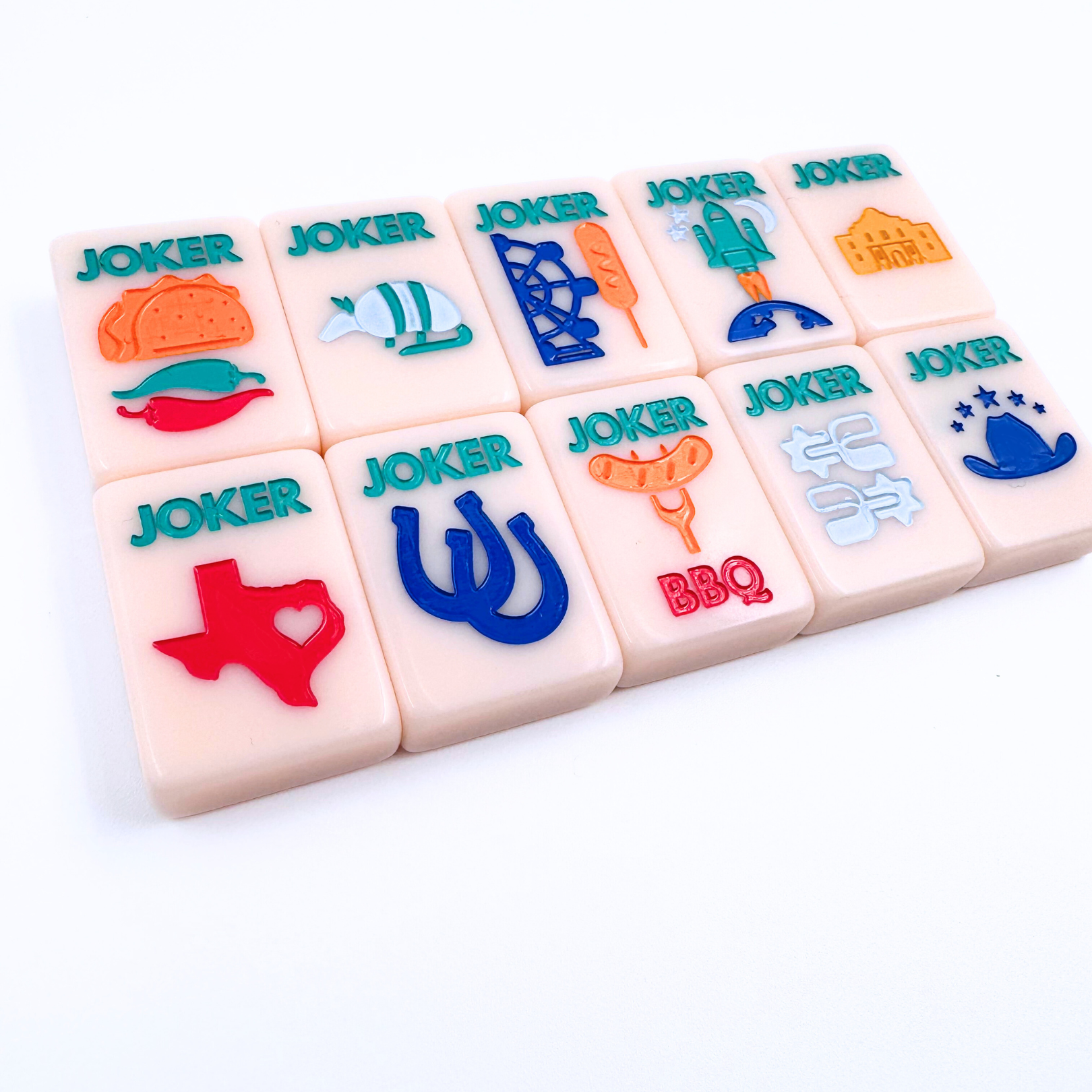 My Fair Mahjong - Wholesale Board Game - THE TEXAS SERIES | American Mahjong with Lone Star Flair | Colorful Unique Tiles4