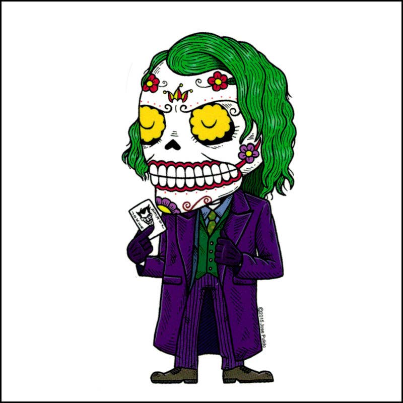 Fresh Prints of CT - Wholesale Sticker - Joker (Dark Knight) Sticker0