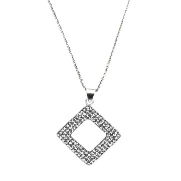 Necklace New York 925 silver black diamond for wholesale by Impala