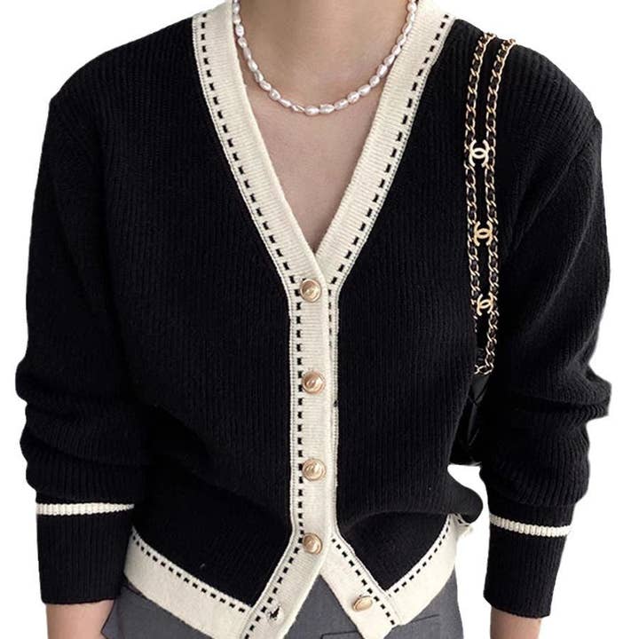 Marayn - Wholesale Cardigan – Women’s - Korean Knit Cozy Chic and Slimming5