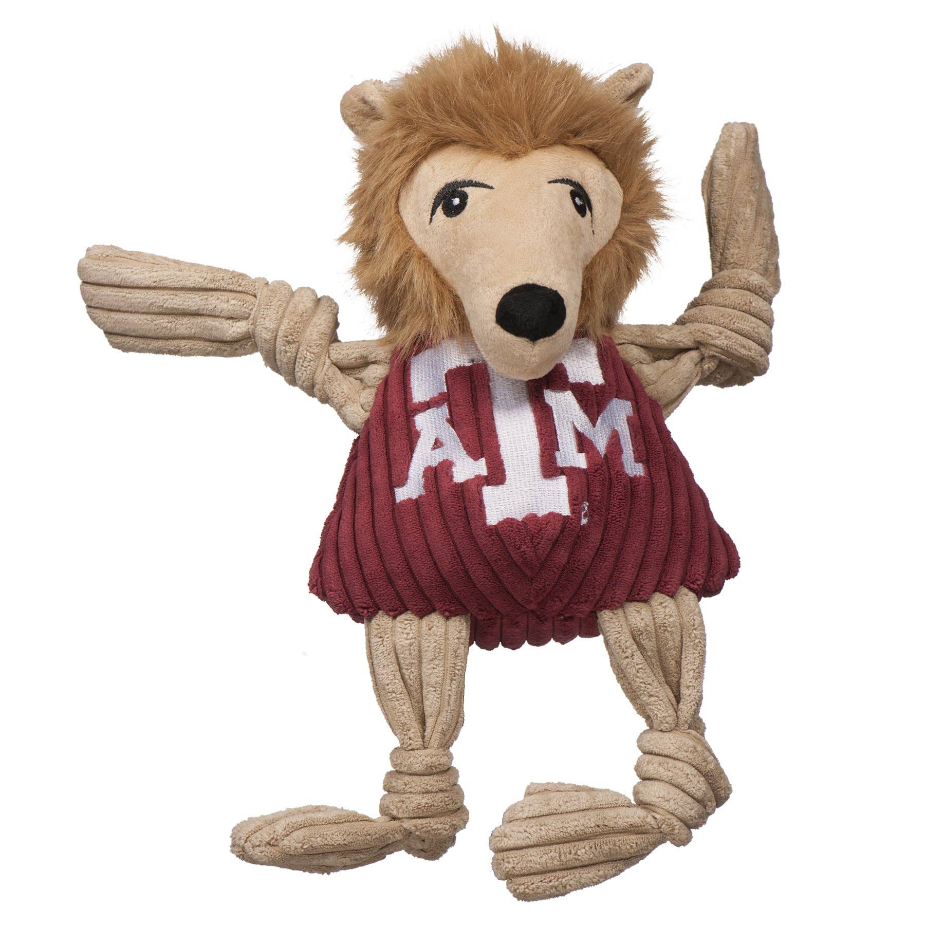 HuggleGroup - Wholesale Pet Plush Toy - Dog - Texas A&M University, Reveille Knottie® Plush Dog Toy9