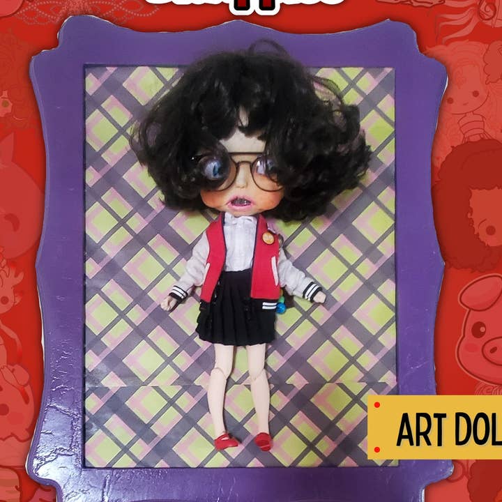 75 Apples Art (#28) - Rare! Neo Blythe Fashion Doll Super Fan Braces Baby Ooak- Weird Gift Custom Oddities and other Purchase Wholesale blythe doll. Free Returns & Net 60 Terms on Faire trending on Faire.