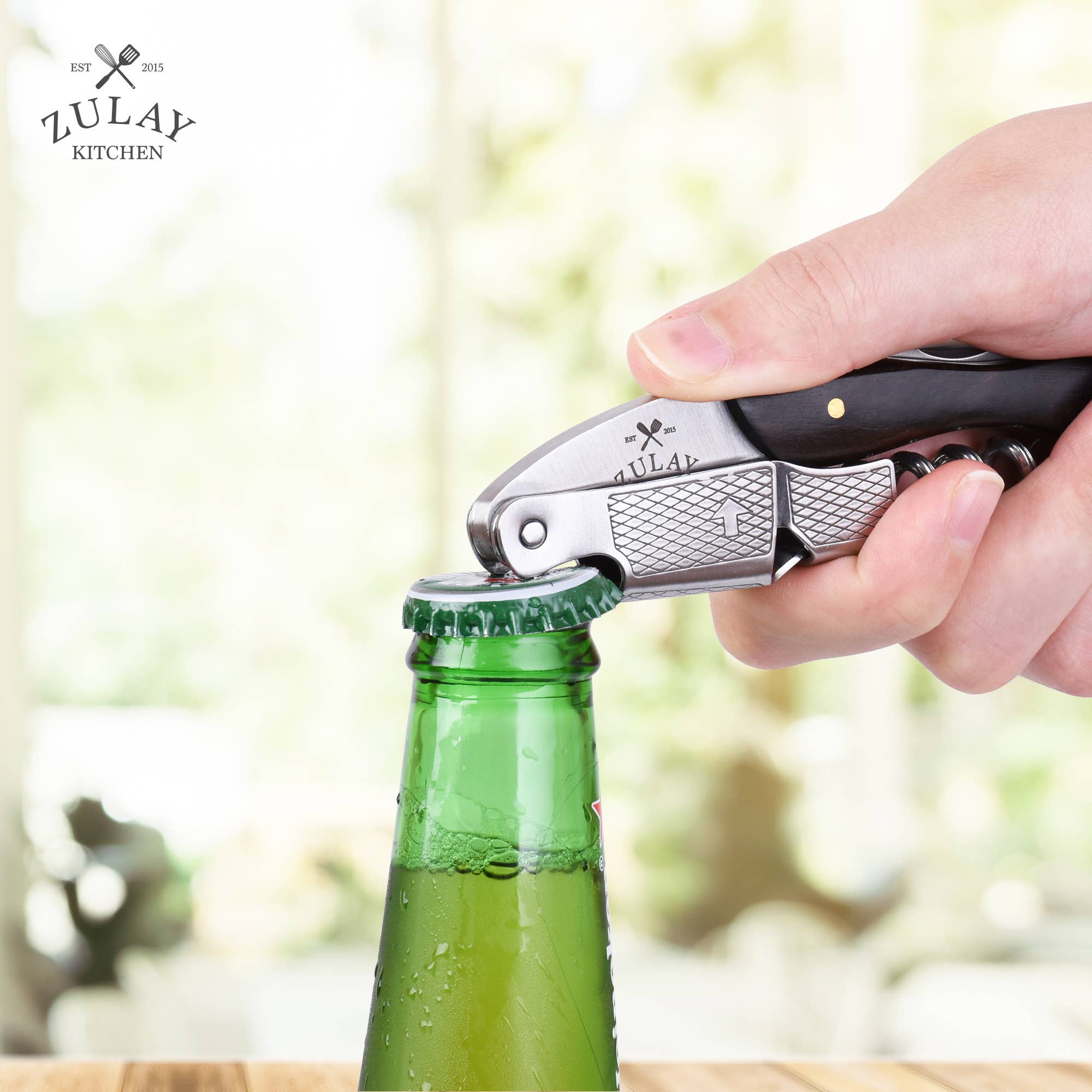 Zulay Kitchen - Wholesale Bottle/Wine Opener - 3-in-1 Waiter Corkscrew Wine Bottle Opener10