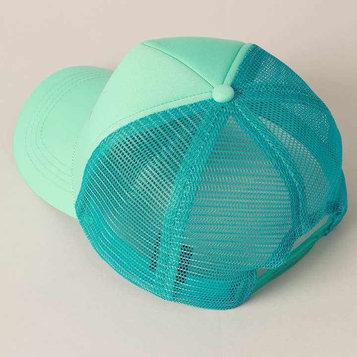 Fashion City – Engroshandel Trucker hat - Dame – Glitter SALTY trykt skum Trucker Hat16