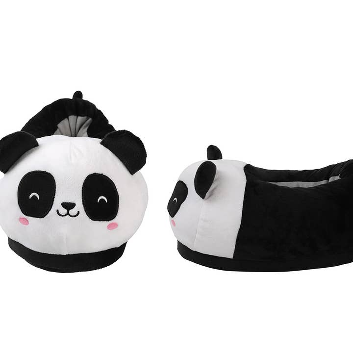 Plush Slippers Pandastic for wholesale by I-Total, I-Drink