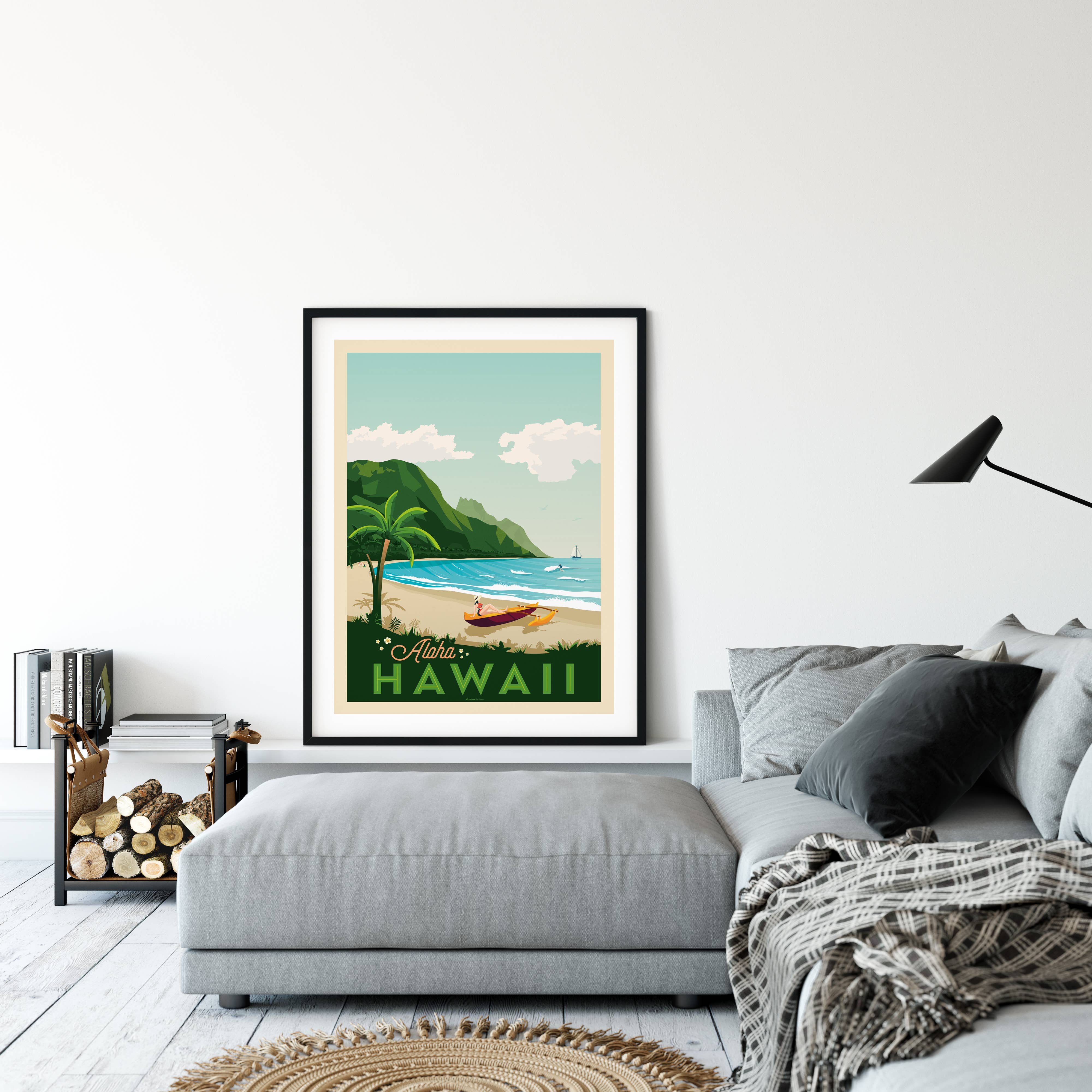 Olahoop Travel Posters - Wholesale Poster - Hawaii Honolulu - United States travel poster6