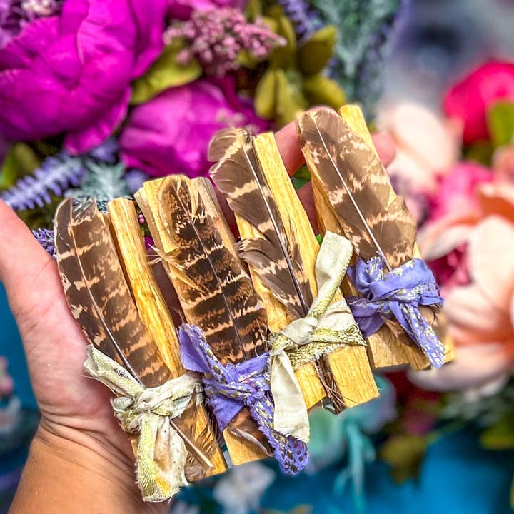 Palo Santo Smudge Stick Set, Metaphysical Gifts Housewarming for wholesale by Mandala Gems