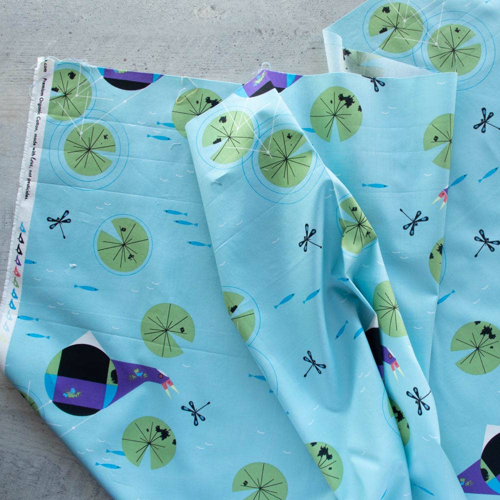 Birch Fabrics – Engroshandel Stofbolt – Lilla Gallinule Poplin1