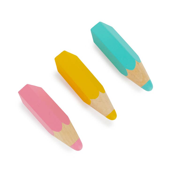 Balvi - Wholesale Wall Accent - Wall hanger, Color Pencil, x3, pink/yellow/blue4