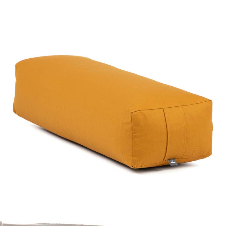 Yoga Bolster ECO Spelt, Salamba Honey Yellow for wholesale by Bodynova