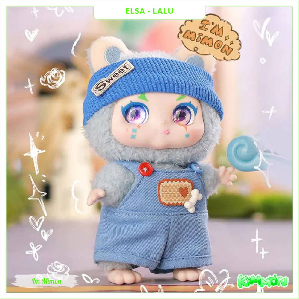 The Zoofy Group , LLC - Wholesale Stuffed/Plush Toy - Kids & Baby - KIMMON 7" IM MiMON PLUSH BLIND BOX 6 PC PDQ1